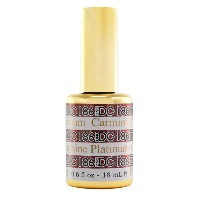 DND DC Platinum Gel - #186 Carmine - TTT Nails Supply