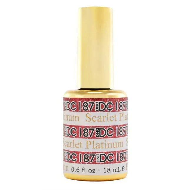 DND DC Platinum Gel - #187 Scarlet - TTT Nails Supply
