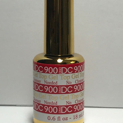DND DC Gel Top Coat 0.5oz - #900 Non-Cleanse
