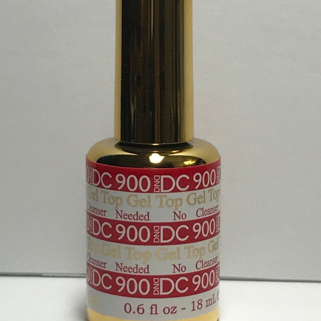 DND DC Gel Top Coat 0.5oz - #900 Non-Cleanse