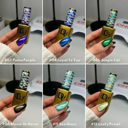 DIVA 9D Cat Eye Glassball #25 - #36 Color Chart (Framed) - TTT Nails Supply