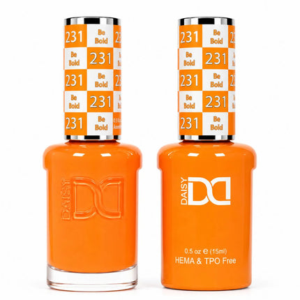 DND HEMA & TPO Free Gel Duo Matching Set – 231 Be Bold (Gel + Lacquer)