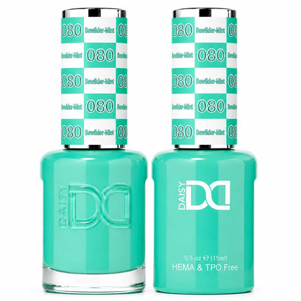 DND HEMA & TPO Free Gel Duo Matching Set – 080 Bewilder Mint (Gel + Lacquer)