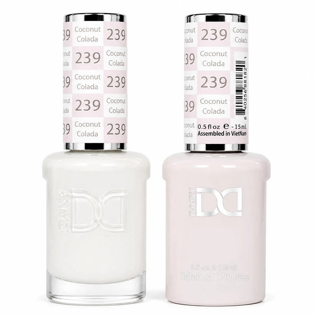 DND HEMA & TPO Free Gel Duo Matching Set – #201 - #290 (Gel + Lacquer)