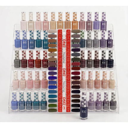DND HEMA & TPO Free - Swatch #04 - Nocturnal - 36 Duo Matching Colors (#110 - #145) + Free Sample
