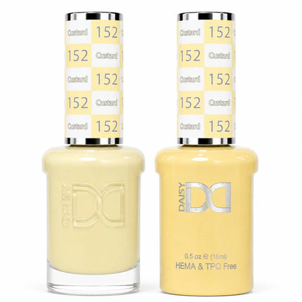 DND HEMA & TPO Free Gel Duo Matching Set – 152 Custard (Gel + Lacquer)