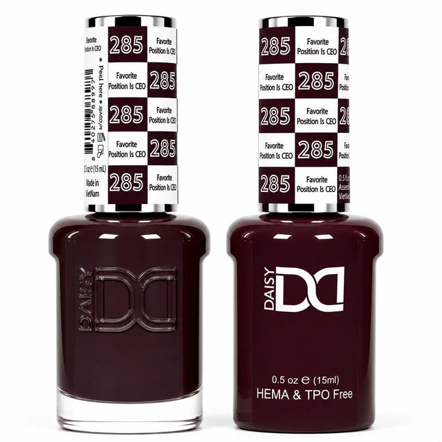 DND HEMA & TPO Free Gel Duo Matching Set – #201 - #290 (Gel + Lacquer)
