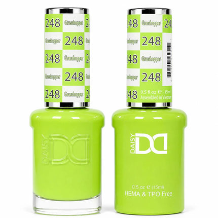 DND HEMA & TPO Free Gel Duo Matching Set – 248 Grasshopper (Gel + Lacquer)