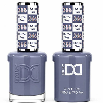 DND HEMA & TPO Free Gel Duo Matching Set – 266 I Run This Town (Gel + Lacquer)