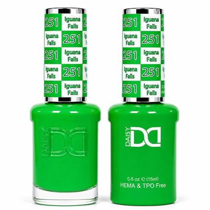 DND HEMA & TPO Free Gel Duo Matching Set – 251 Iguana Falls (Gel + Lacquer)