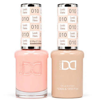 DND HEMA & TPO Free Gel Duo Matching Set – 010 Look Here (Gel + Lacquer)