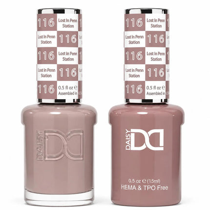 DND HEMA & TPO Free Gel Duo Matching Set – #101 - #199 (Gel + Lacquer)