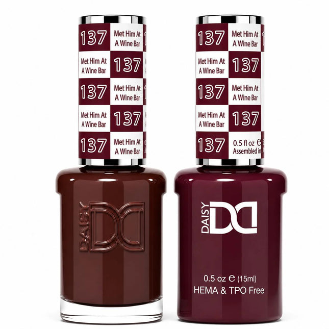 DND HEMA & TPO Free Gel Duo Matching Set – #101 - #199 (Gel + Lacquer)