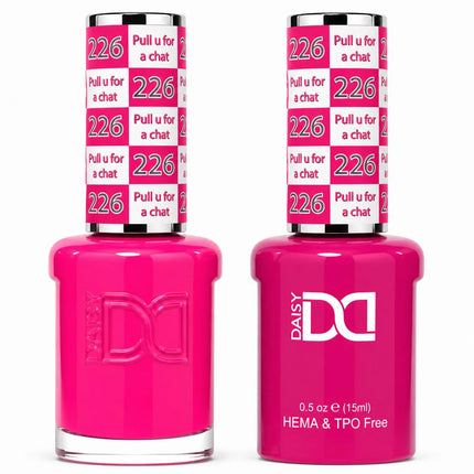 DND HEMA & TPO Free Gel Duo Matching Set – 226 Pull U For A Chat (Gel + Lacquer)