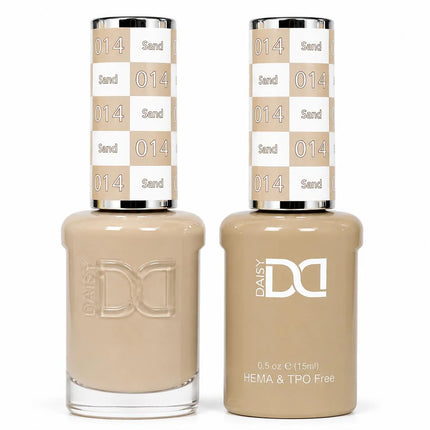 DND HEMA & TPO Free Gel Duo Matching Set – 014 Sand (Gel + Lacquer)