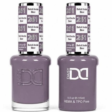 DND HEMA & TPO Free Gel Duo Matching Set – 261 She’s A Smoke Show (Gel + Lacquer)