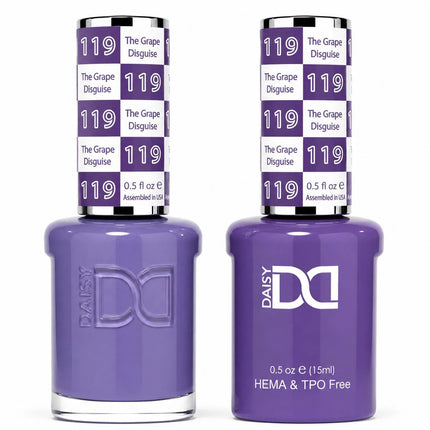 DND HEMA & TPO Free Gel Duo Matching Set – #101 - #199 (Gel + Lacquer)