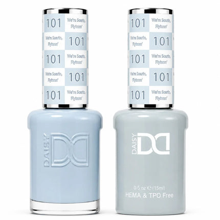 DND HEMA & TPO Free Gel Duo Matching Set – #101 - #199 (Gel + Lacquer)