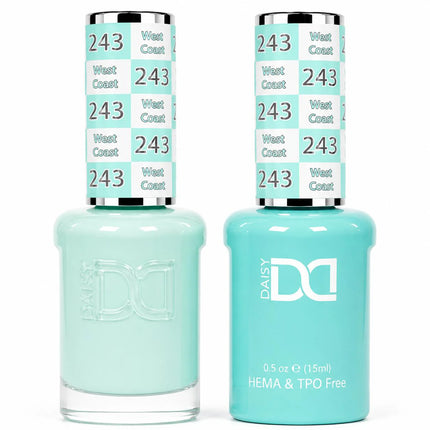 DND HEMA & TPO Free Gel Duo Matching Set – 243 West Coast (Gel + Lacquer)