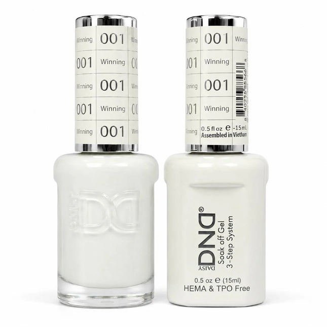 DND HEMA & TPO Free Gel Duo Matching Set – #001 - #099 (Gel + Lacquer)