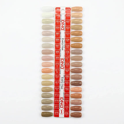 DND HEMA & TPO Free - Full line 288 Duo Matching Colors + Free 1 sample book & 1 set color chart