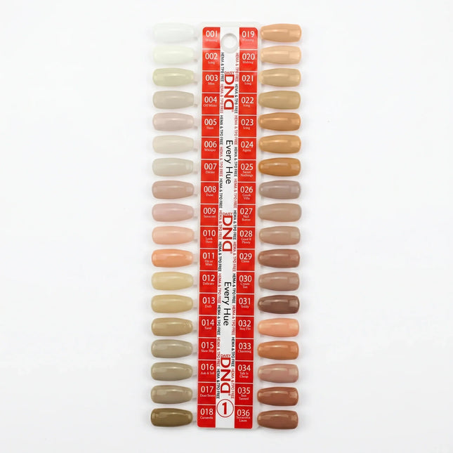 DND HEMA & TPO Free - Full line 288 Duo Matching Colors + Free 1 sample book & 1 set color chart