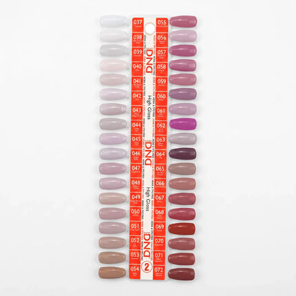 DND HEMA & TPO Free - Full line 288 Duo Matching Colors + Free 1 sample book & 1 set color chart
