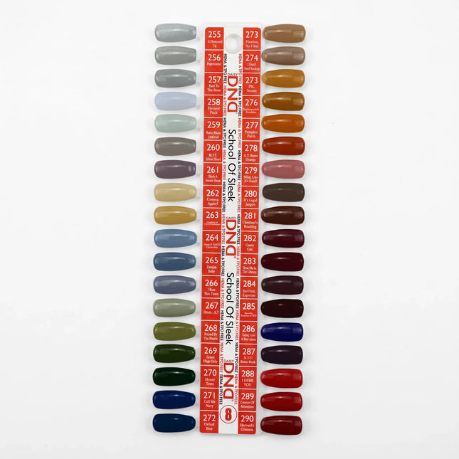 DND HEMA & TPO Free - Full line 288 Duo Matching Colors + Free 1 sample book & 1 set color chart