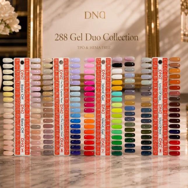 DND HEMA & TPO Free - Full line 288 Duo Matching Colors + Free 1 sample book & 1 set color chart