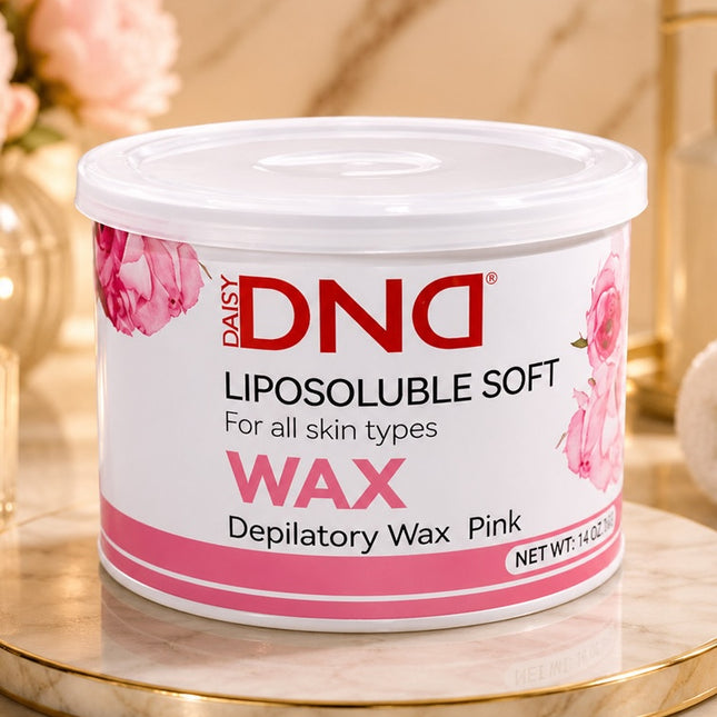 DND Liposoluble Soft Depilatory Wax – Pink 14oz (396g)