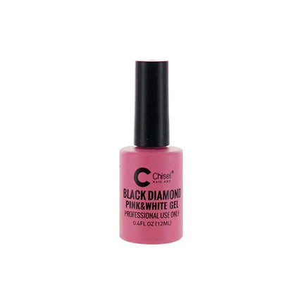CHISEL Dip Essentials - Black Diamond Pink & White Gel 0.4oz - TTT Nails Supply