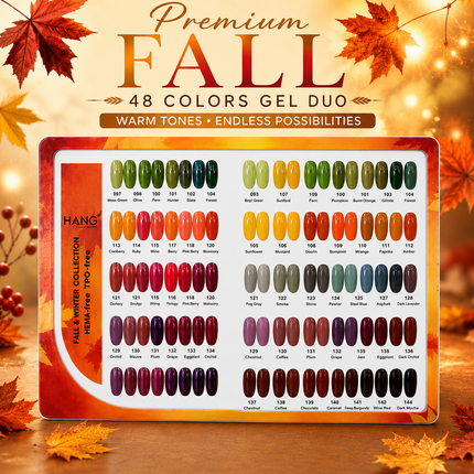 HANG - Premium Fall Collection - 48 Gel Duo Matching Set (#97 - #144)