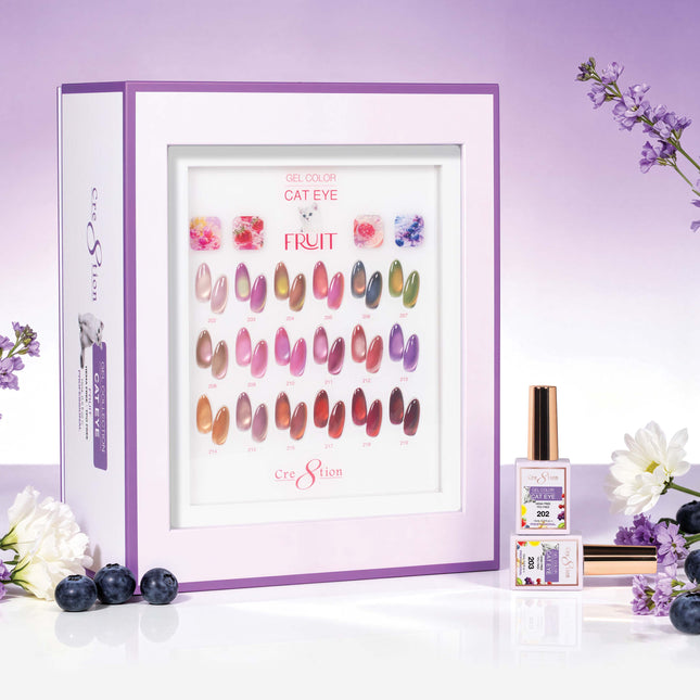 Cre8tion Cat Eye Fruits Kit - 18 Colors Set (#202 - #219)