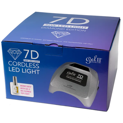 Gel II Cordless Rechargeable Lamp - 7D Diamond Edition