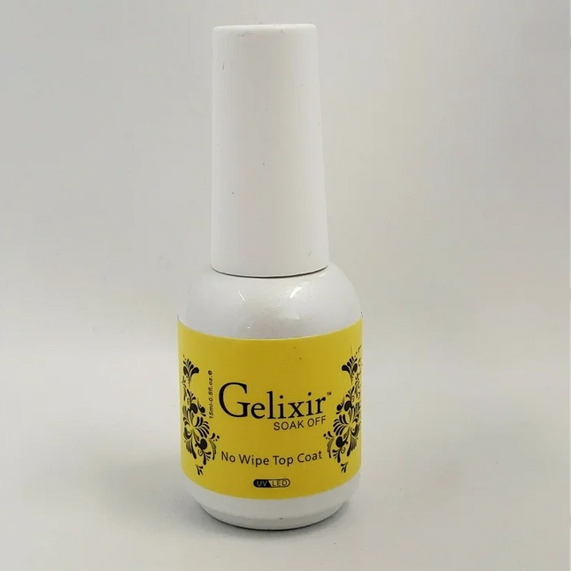Gelixir - Soak Off No Wipe Top Coat 0.5oz 1