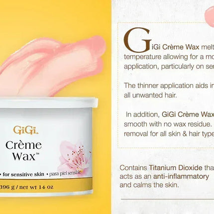 Gigi Crème Wax (case of 24) - TTT Nails Supply