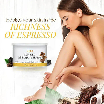 Gigi Espresso All Purpose Honee Wax (case of 24) - TTT Nails Supply