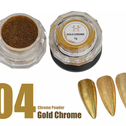 HANG Chrome Powder - #04 Gold Chrome 1g - TTT Nails Supply