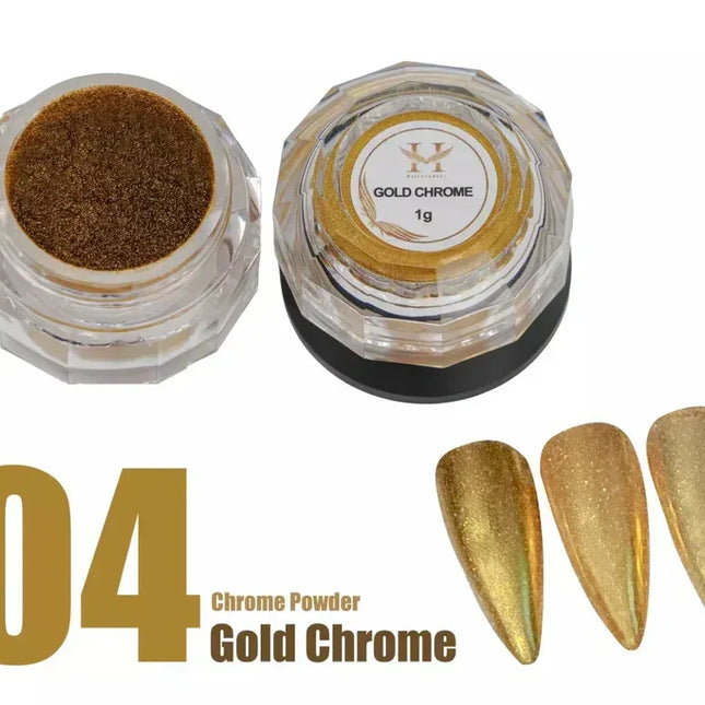 HANG Chrome Powder - #04 Gold Chrome 1g - TTT Nails Supply