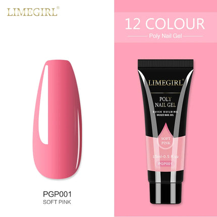 Glitter Poly Nail Extension Gel – 15g