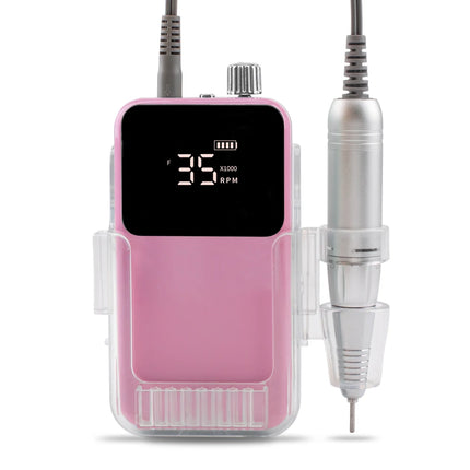 Professional 35,000RPM Portable Nail Drill – Rechargeable Low-Noise E-File