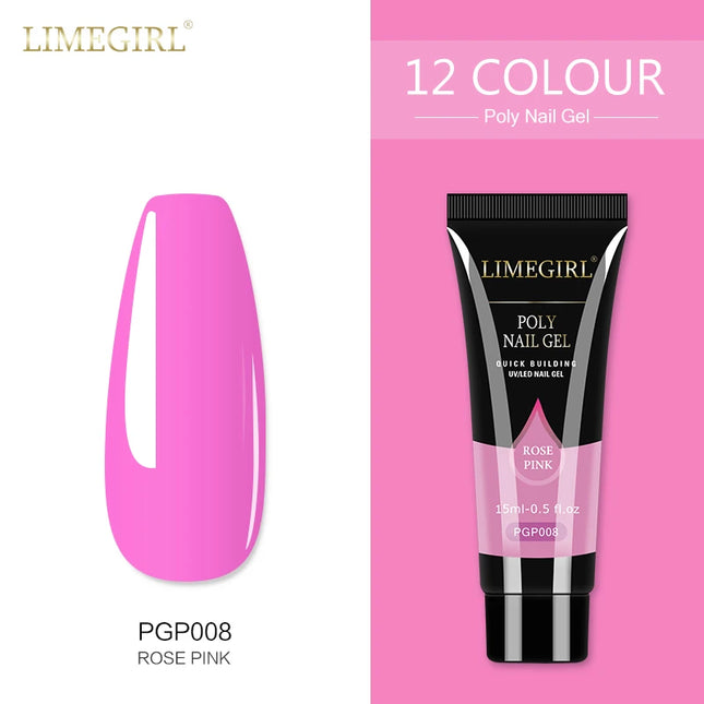 Glitter Poly Nail Extension Gel – 15g