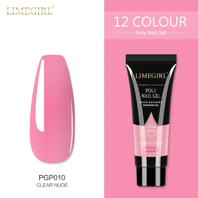 Glitter Poly Nail Extension Gel – 15g