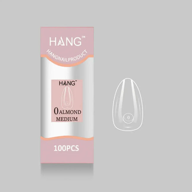 HANG Premium Flex-Gel X Tip Refill: Almond Medium Size 0 - 11 (100pcs/bag)