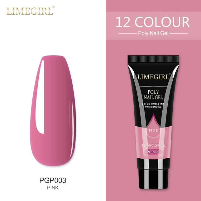 Glitter Poly Nail Extension Gel – 15g