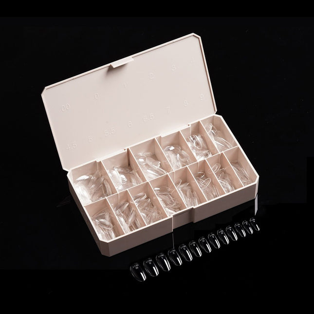 iGel PRO-X Soft Gel Nail Tips 23 - Natural Round Medium (600 pcs)