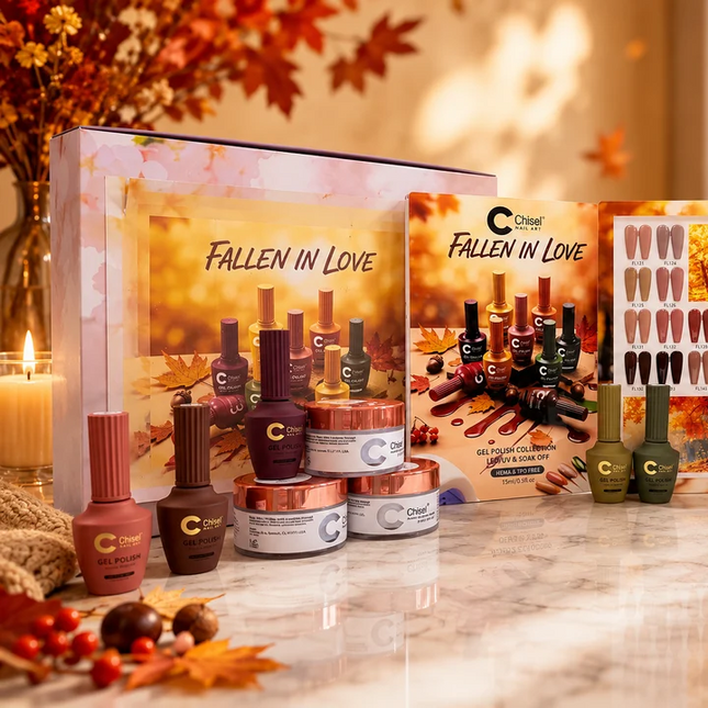 Chisel - Fallen in Love Collection Gel + Powder - 36 Colors Set + 2 Color Book
