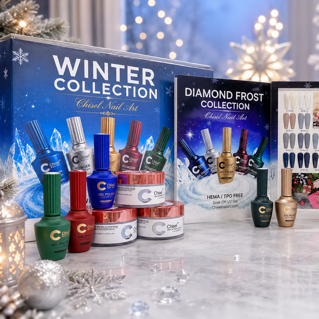 Chisel - Diamond Frost Collection Gel + Powder - 36 Colors Set + 2 Color Book