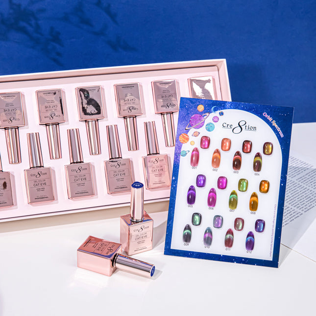 Cre8tion Cat Eye Orbit Spectrum Kit - 12 Colors Set