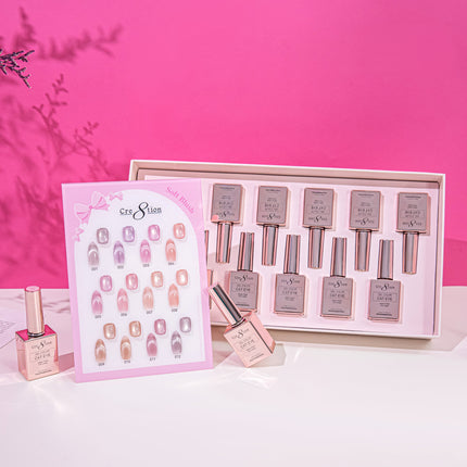Cre8tion Cat Eye Soft Blush Kit - 12 Colors Set